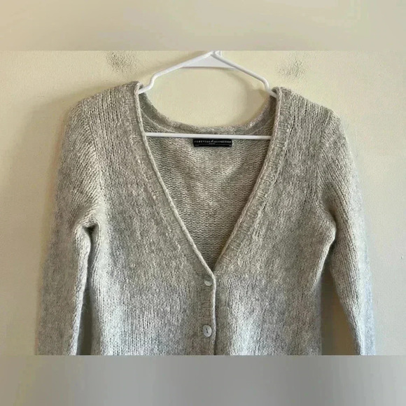 Peruvian Connection Baby Alpaca Oatmeal Cardigan Sweater Size XS - Picture 6 of 11